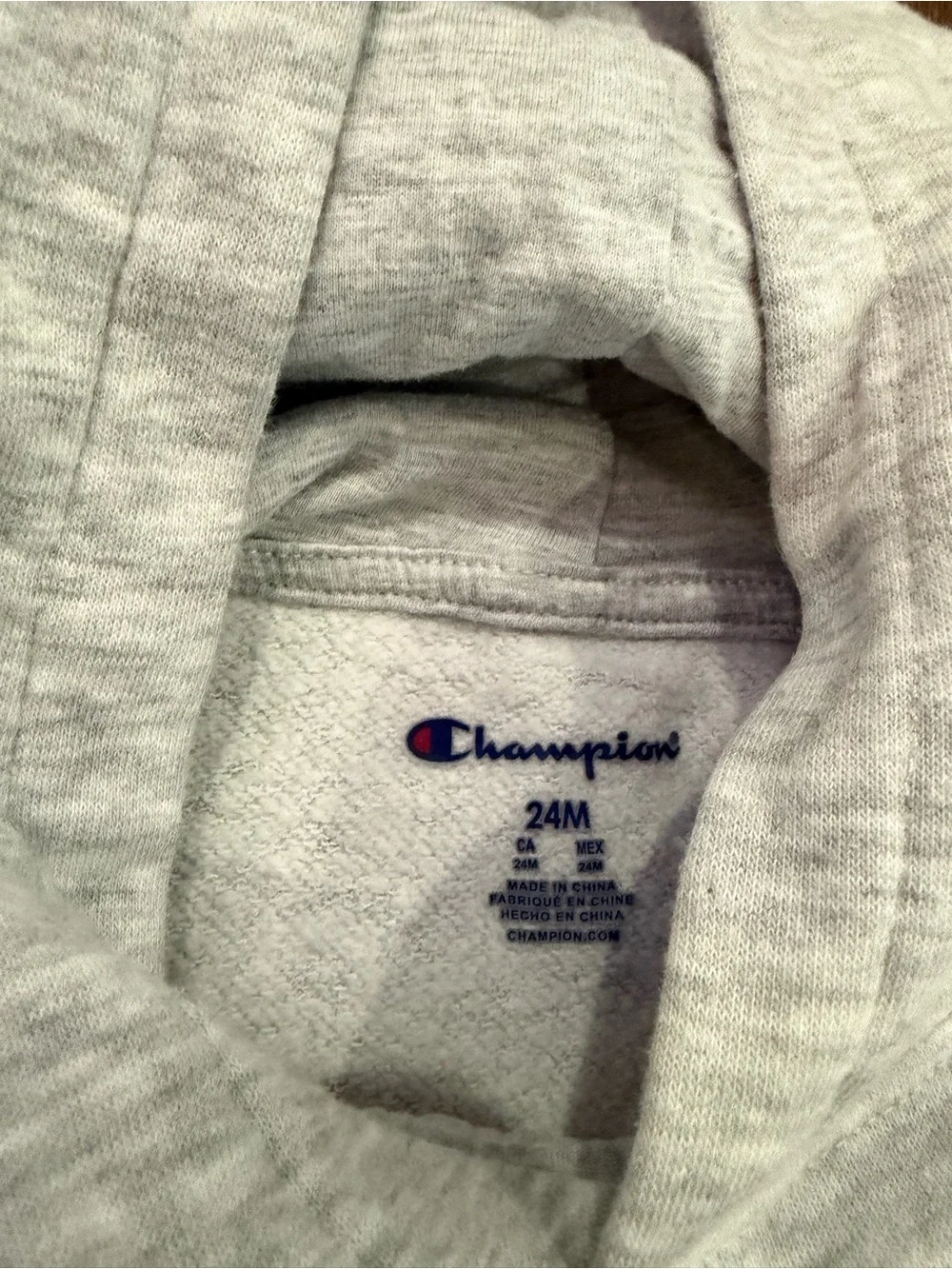 Champion Kids Light Heather Gray Hoodie & Jogger Set
